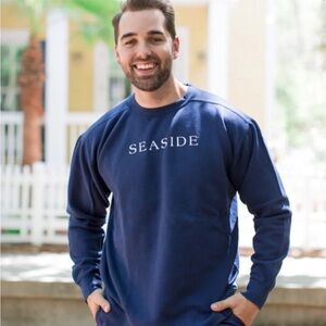 Unisex Seaside Navy Blue Sweatshirt